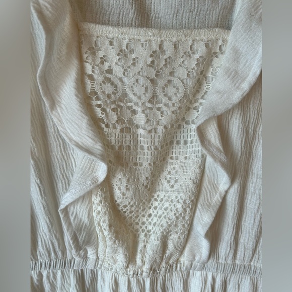 Maurices White Lace Front Skater Dress - Picture 8 of 8